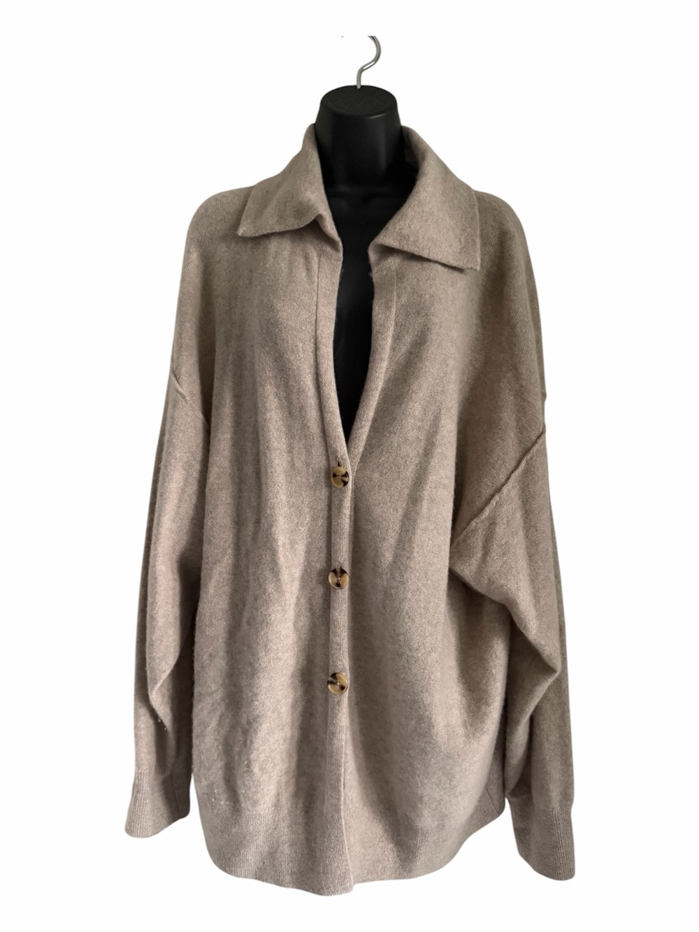 Free People Swim Too Deep Slouchy Cashmere Cardigan Size M